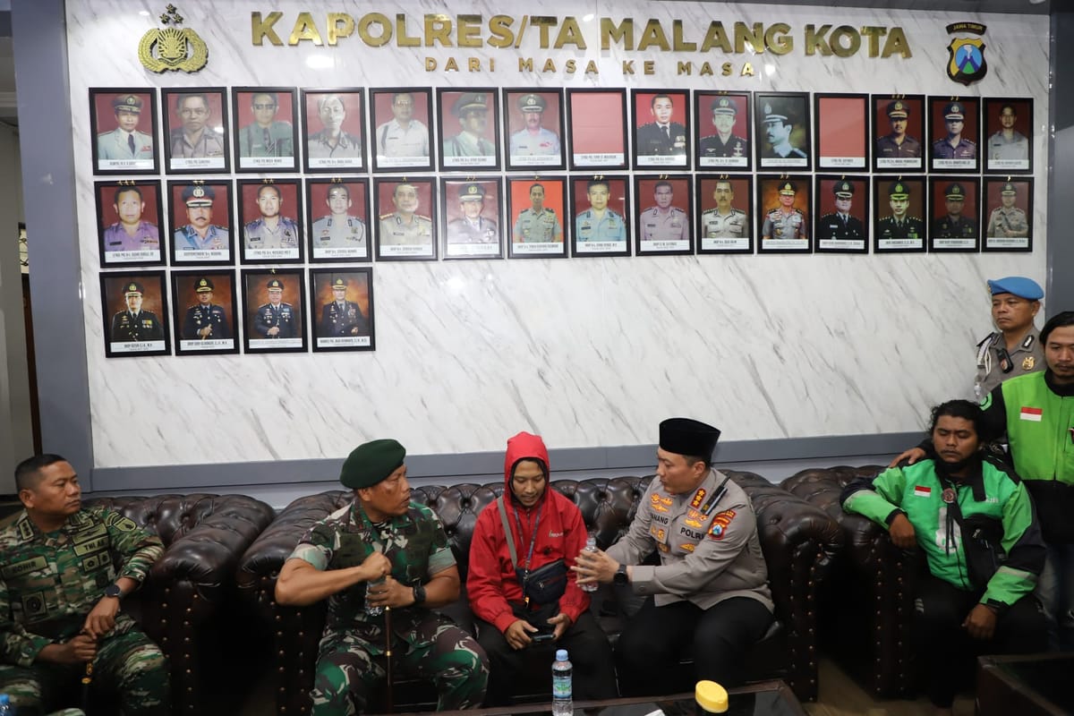 Aksi Bela Affan di Malang Berujung Anarkis, Polisi Ambil Tindakan Terukur