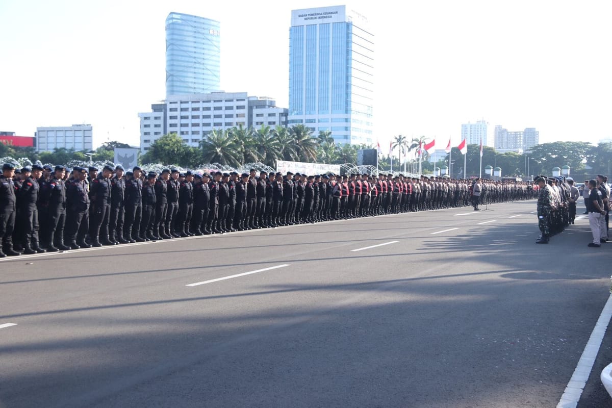 Aksi Buruh Dijaga Ketat, Kapolda Metro Jaya Pastikan Tanpa Senjata Api