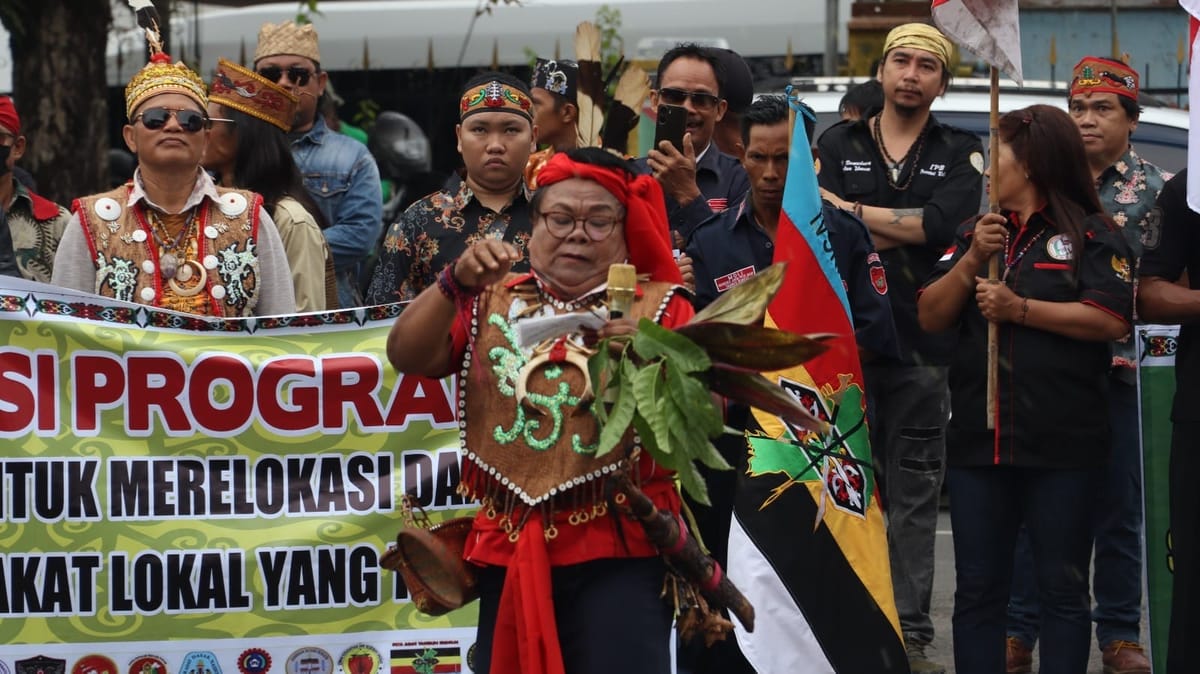 Aliansi Dayak Bersatu Gelar Aksi Damai di Palangka Raya, Polresta Kawal Ketat
