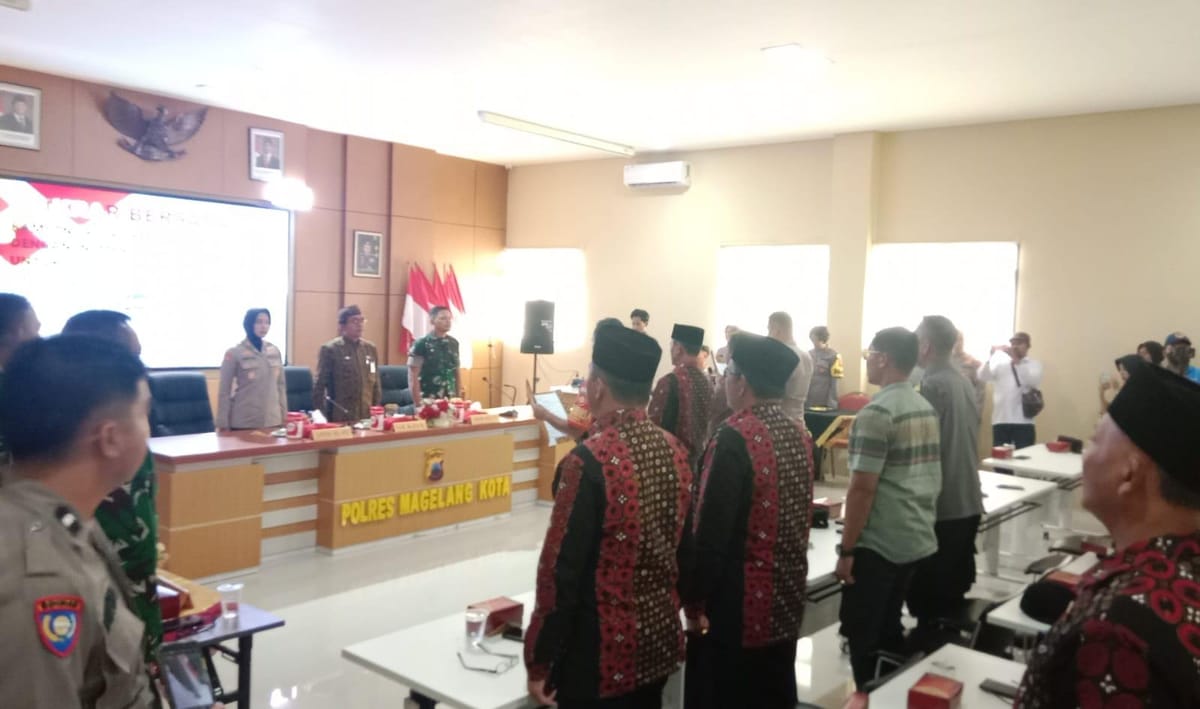 Apel Tiga Pilar Digelar, Polres Magelang Kota Komitmen Tingkatkan Kondusivitas Wilayah