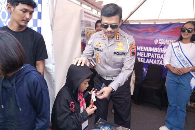 Bangun Kesadaran Lalu Lintas, Korlantas Polri Ikut Meriahkan Dieng Culture Festival 2025