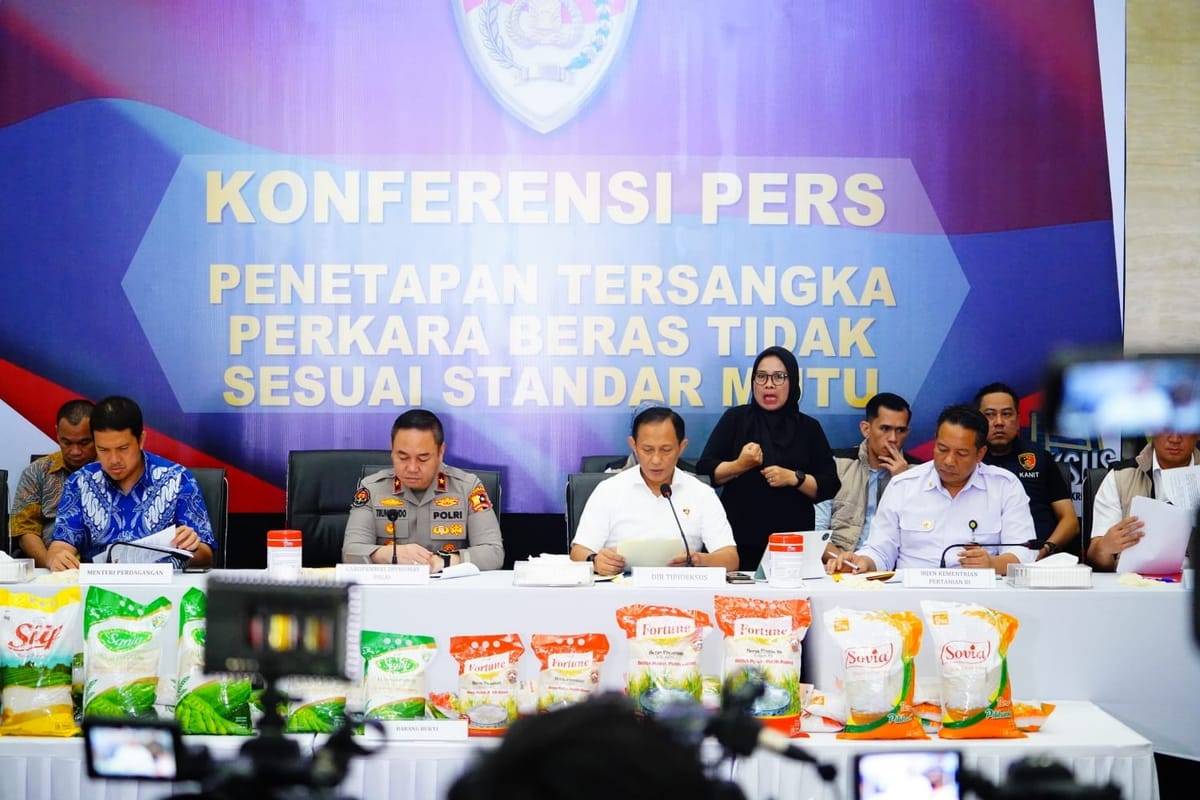 Beras Premium Bermasalah, Tiga Petinggi PT. PIM Dijerat UU Perlindungan Konsumen dan TPPU