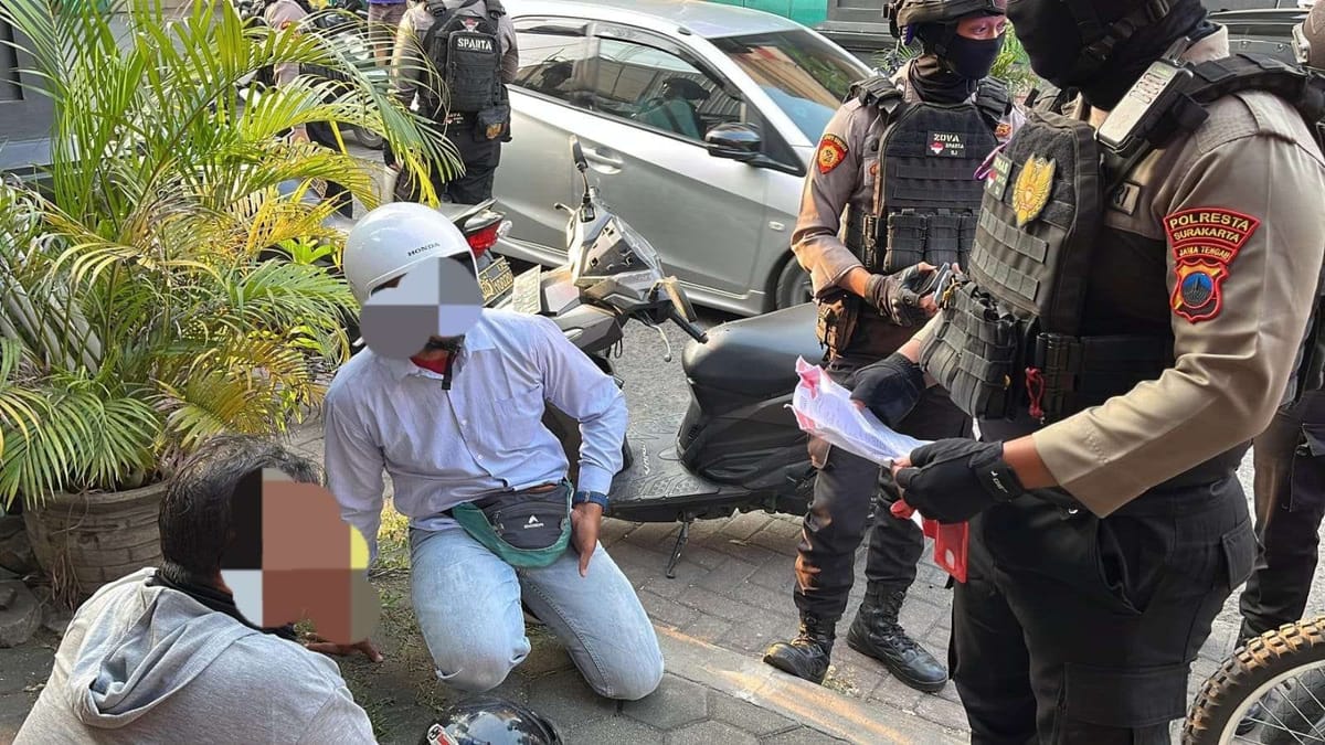 Bertindak Kasar, Empat Debt Collector Diringkus Tim Sparta Polresta Surakarta