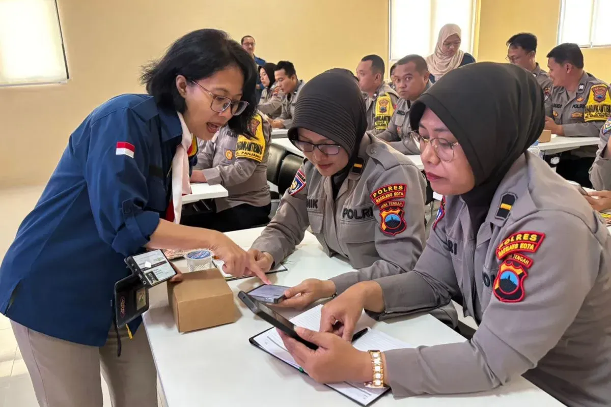 Cegah Hoaks, Polres Magelang Kota Kolaborasi dengan Mafindo Latih Personel