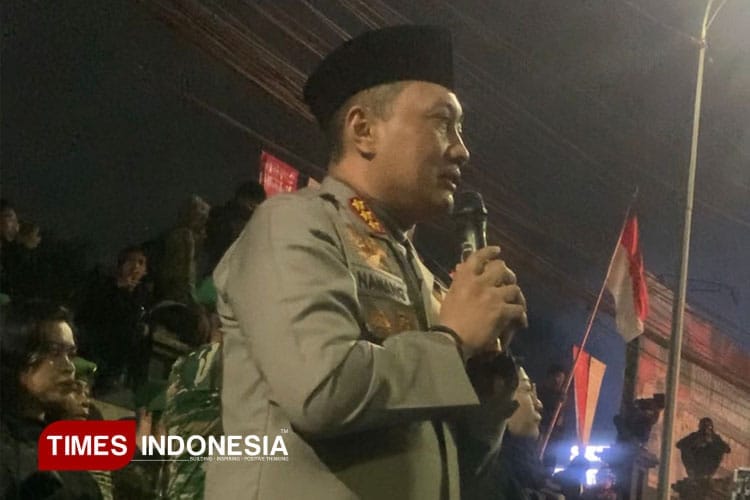 Dengan Hati Tulus, Kapolresta Malang Kota Minta Maaf kepada Massa Aksi