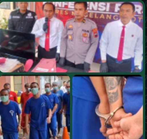Deretan Kasus Besar Terungkap! Polres Magelang Kota Rilis Pengungkapan Narkoba dan Kejahatan Umum