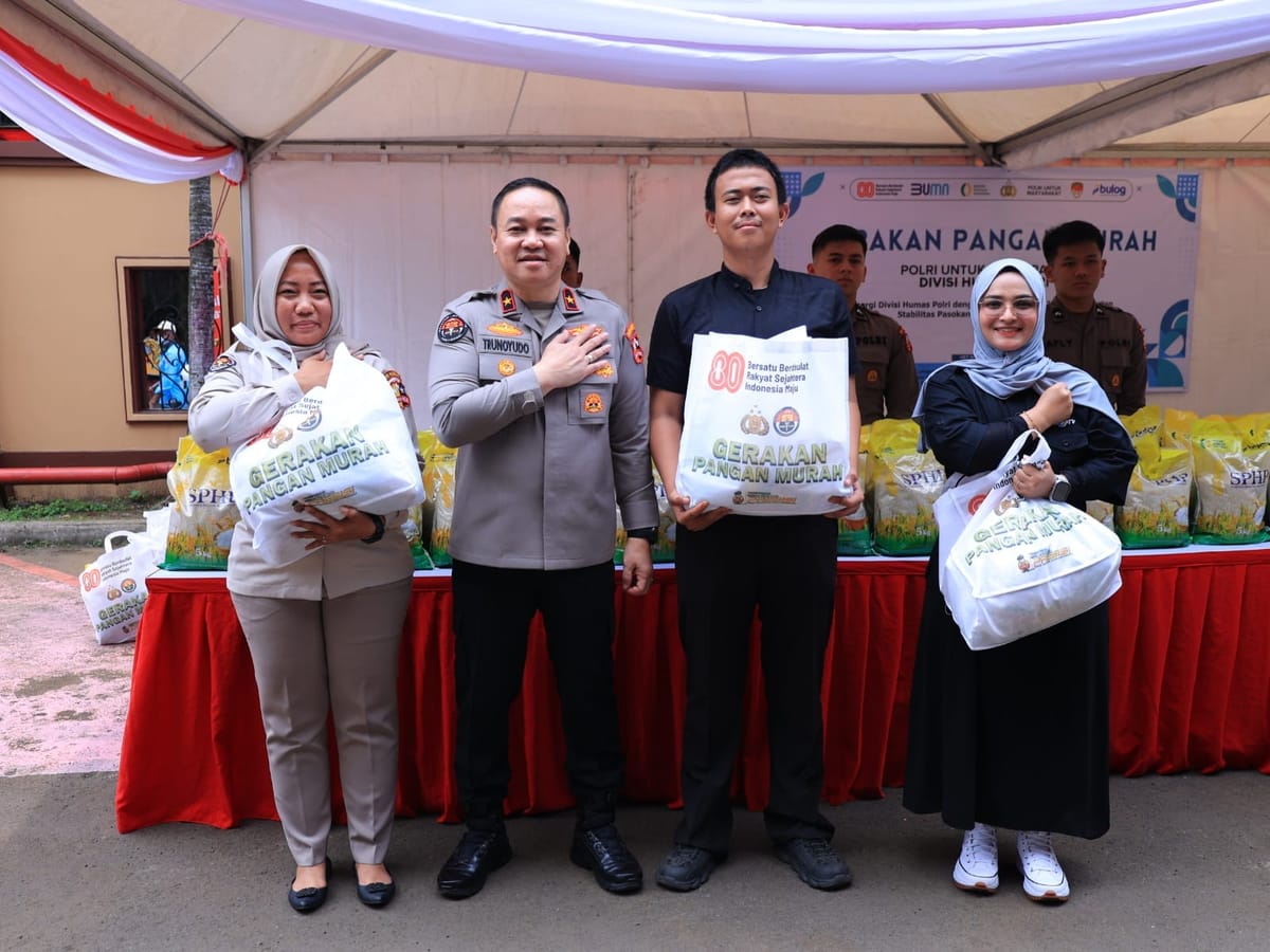 Divhumas Polri Gelar Gerakan Pangan Murah 2025, Upaya Tekan Harga dan Bantu Masyarakat