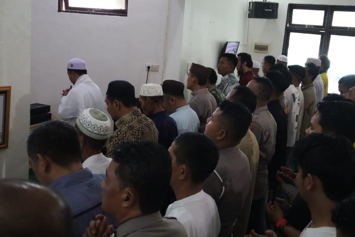 Doa untuk Affan Kurniawan, Polres Pulang Pisau Gelar Shalat Gaib dan Doa Bersama