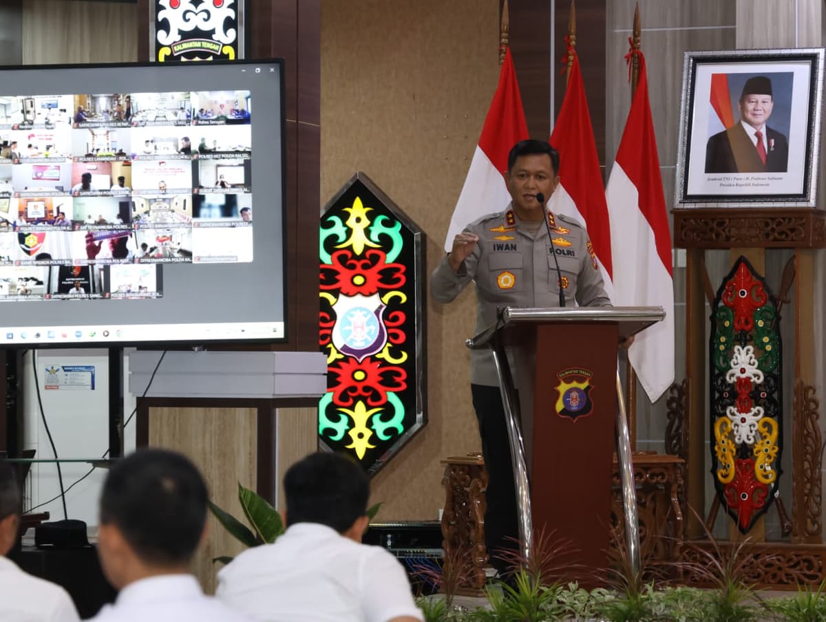 Dorong Efektivitas E-MP, Pusiknas Bareskrim Polri Gelar Supervisi di Polda Kalteng