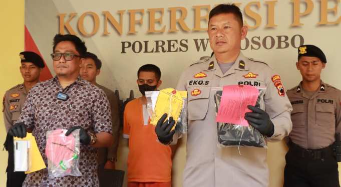 Dua Residivis Narkoba Dibekuk Polres Wonosobo, Barang Bukti Sabu Disita