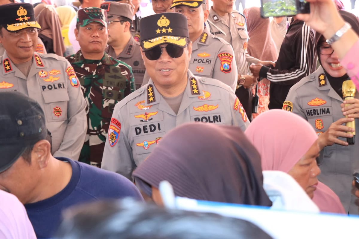 Dukung Stabilitas Harga, Polri Adakan Pasar Murah untuk Warga Malang