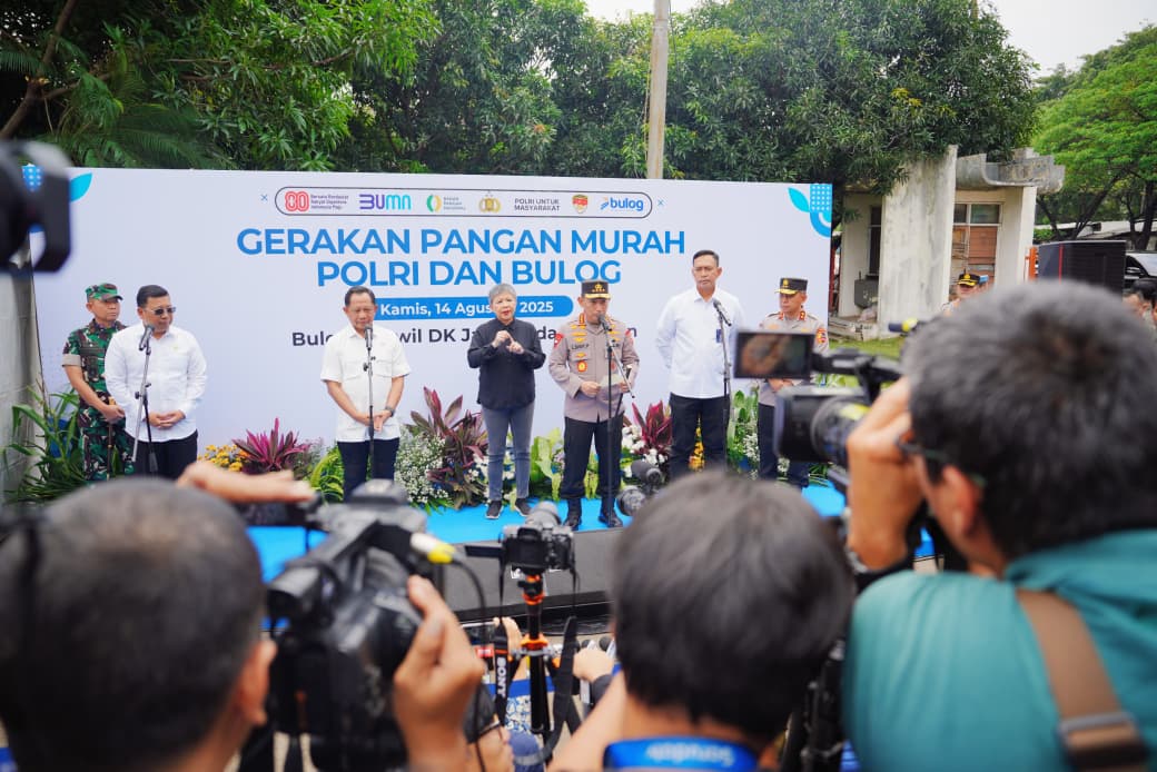 Gerakan Pangan Murah Nasional Resmi Dimulai, Polri dan Bulog Bersinergi