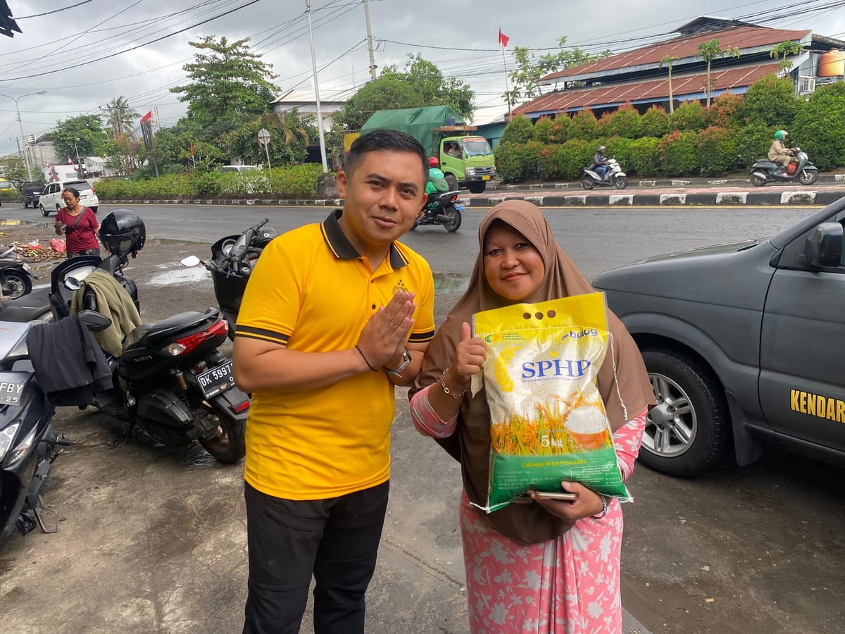 Gerakan Pangan Murah Polda Bali dalam Rangka Menjaga Stabilitas Harga dan Pasokan Beras SPHP