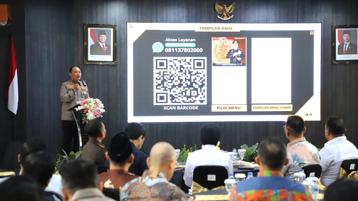 Inovasi Pelayanan Publik, Polresta Malang Kota Resmikan Layanan Berbasis WhatsApp