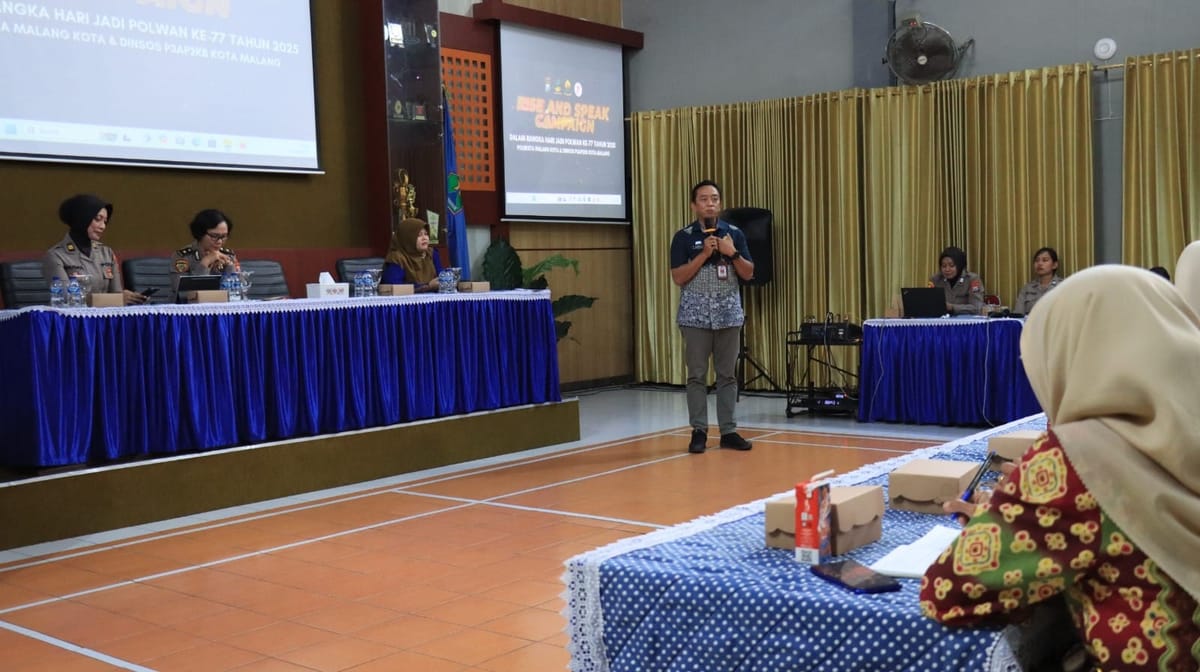 Jelang HUT ke-77, Polwan dan Dinsos Malang Gaungkan Suara Perempuan Lewat “Rise and Speak”