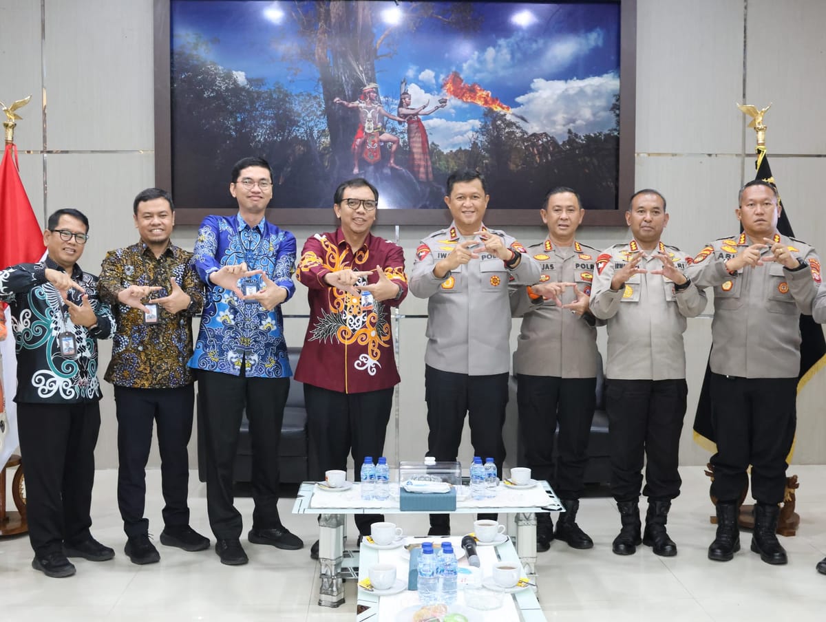 Kapolda Kalteng Terima Audiensi Kepala BI Kalteng, Bahas Penguatan Sinergi dan Stabilitas Daerah