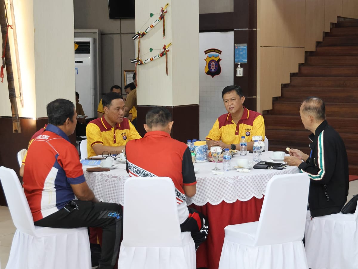 Kapolda dan PBVSI Kalteng Bahas Masa Depan Voli di Bumi Tambun Bungai
