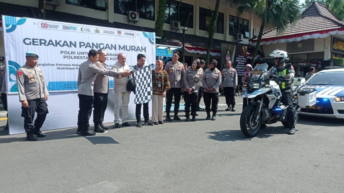 Kapolresta Malang Kota Distribusikan 48,5 Ton Beras Murah dalam GPM Polri Tahap Dua