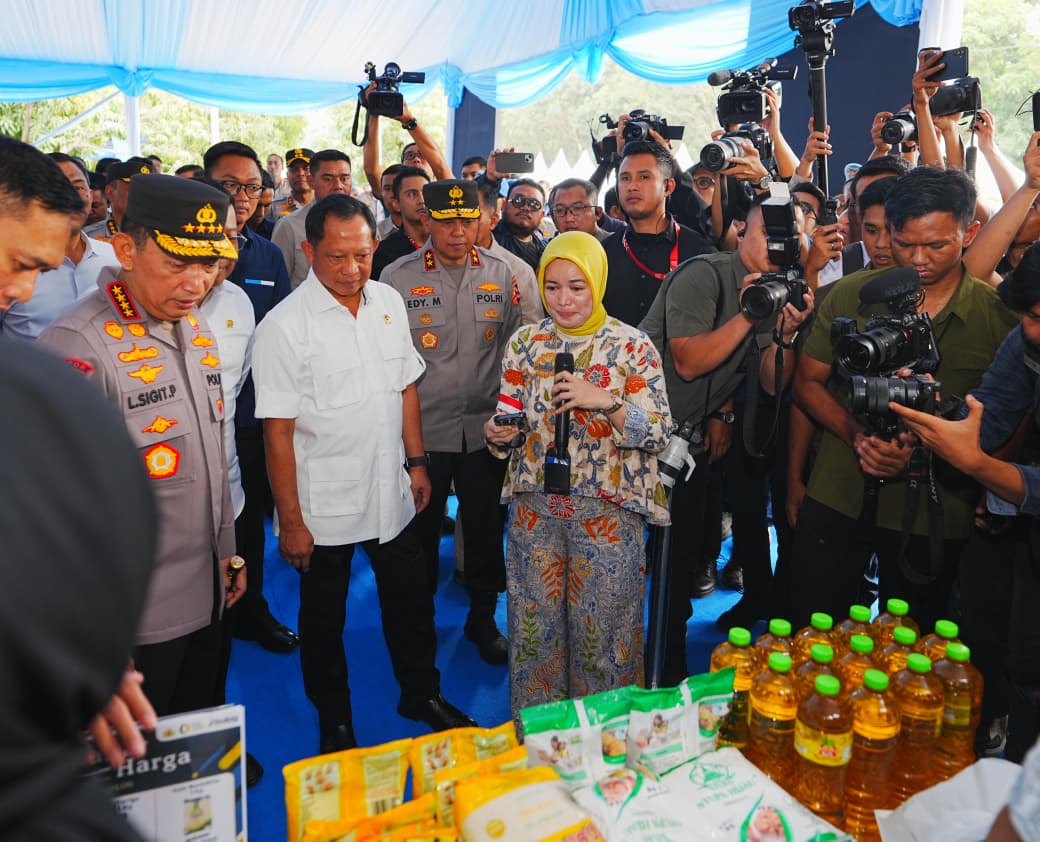 Kapolri Hadiri Kick Off GPM Serentak, 2.424 Ton Beras SPHP Disalurkan ke Masyarakat