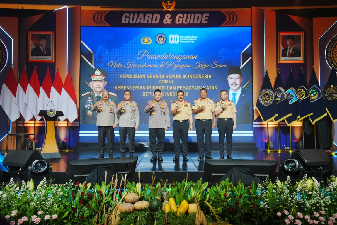 Kapolri dan Kementerian Imipas Teken MoU, Sinergi Layanan Keimigrasian Diperkuat