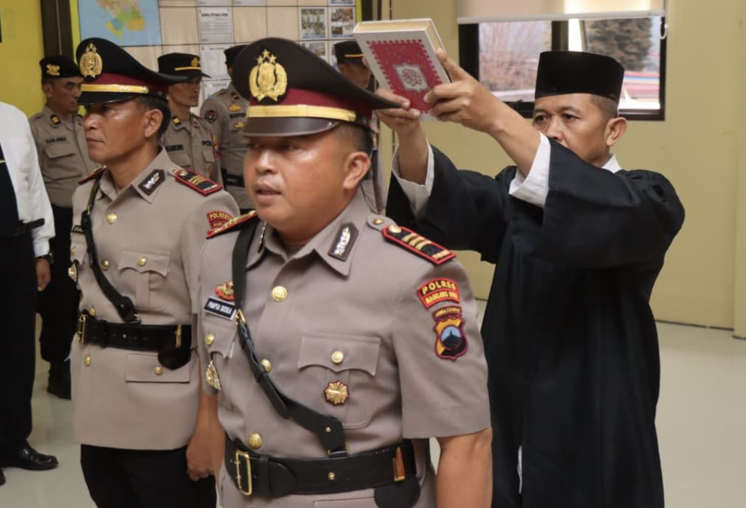 Kapolsek Bandongan Resmi Berganti, Sertijab Dipimpin Kapolres Magelang Kota