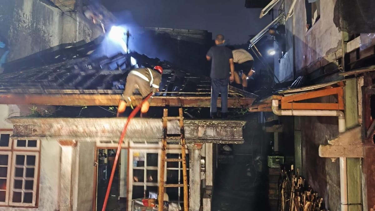 Kebakaran Hebat di Pabrik Tahu Wonosobo, Satu Rumah Jadi Abu