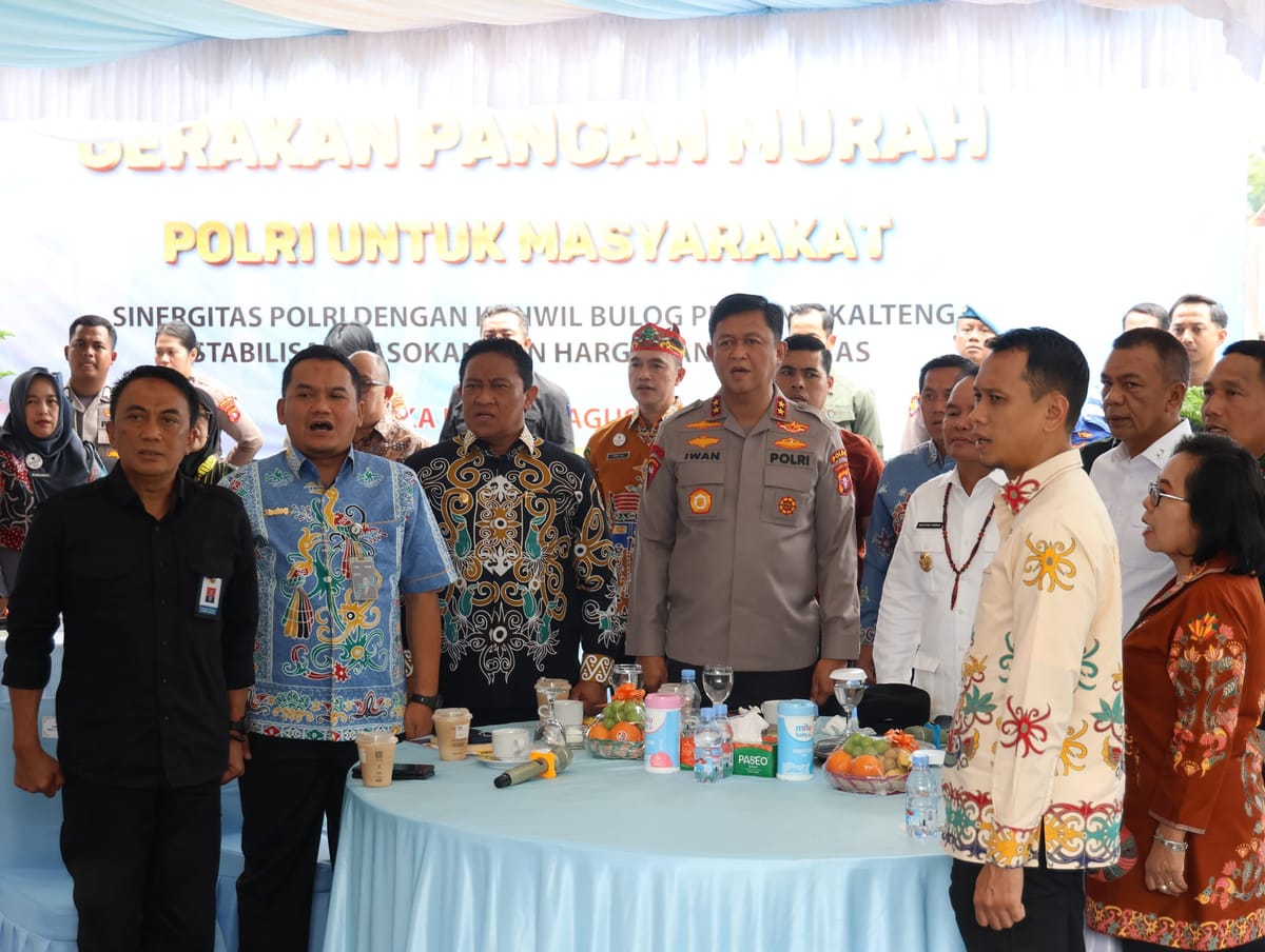 Kick-Off Gerakan Pangan Murah, Kapolda Kalteng Tegaskan Komitmen Polri untuk Rakyat