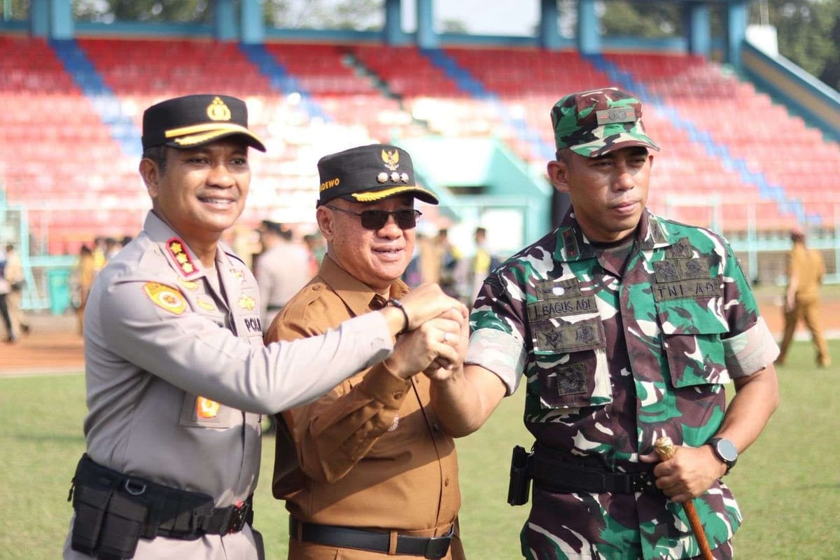 Kolaborasi TNI, Polri, dan Pemda Banyumas Diperkuat Lewat Komitmen Bersama