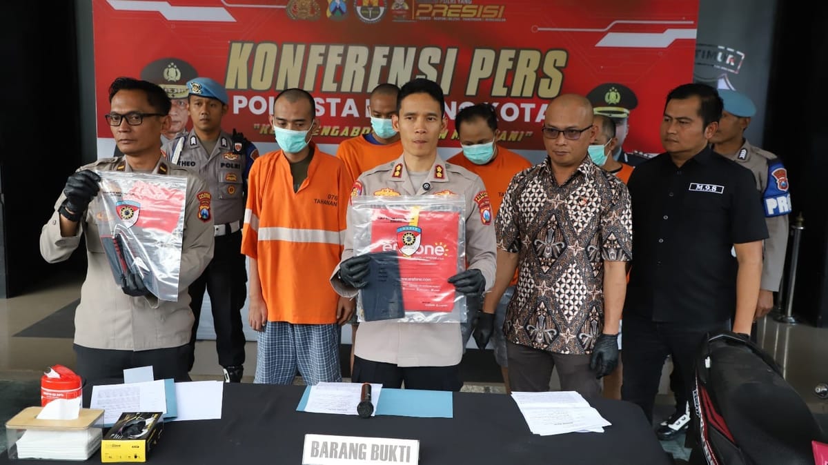 Komplotan Curanmor dan Curanmob Digulung Polresta Malang Kota