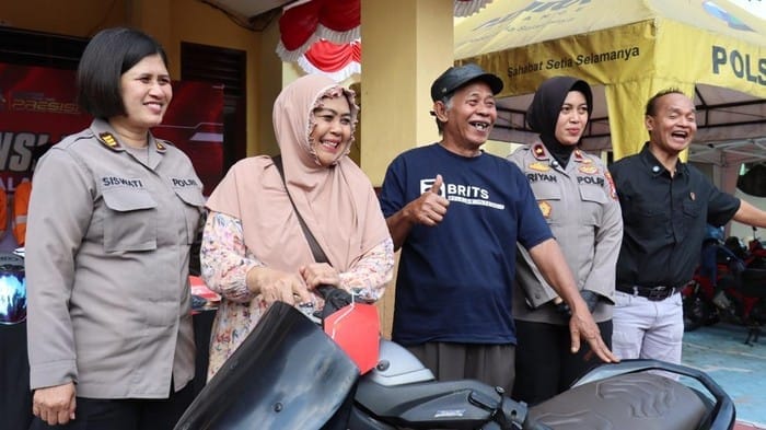Korban Curanmor di Malang Sumringah, Motornya Kembali Berkat Polisi