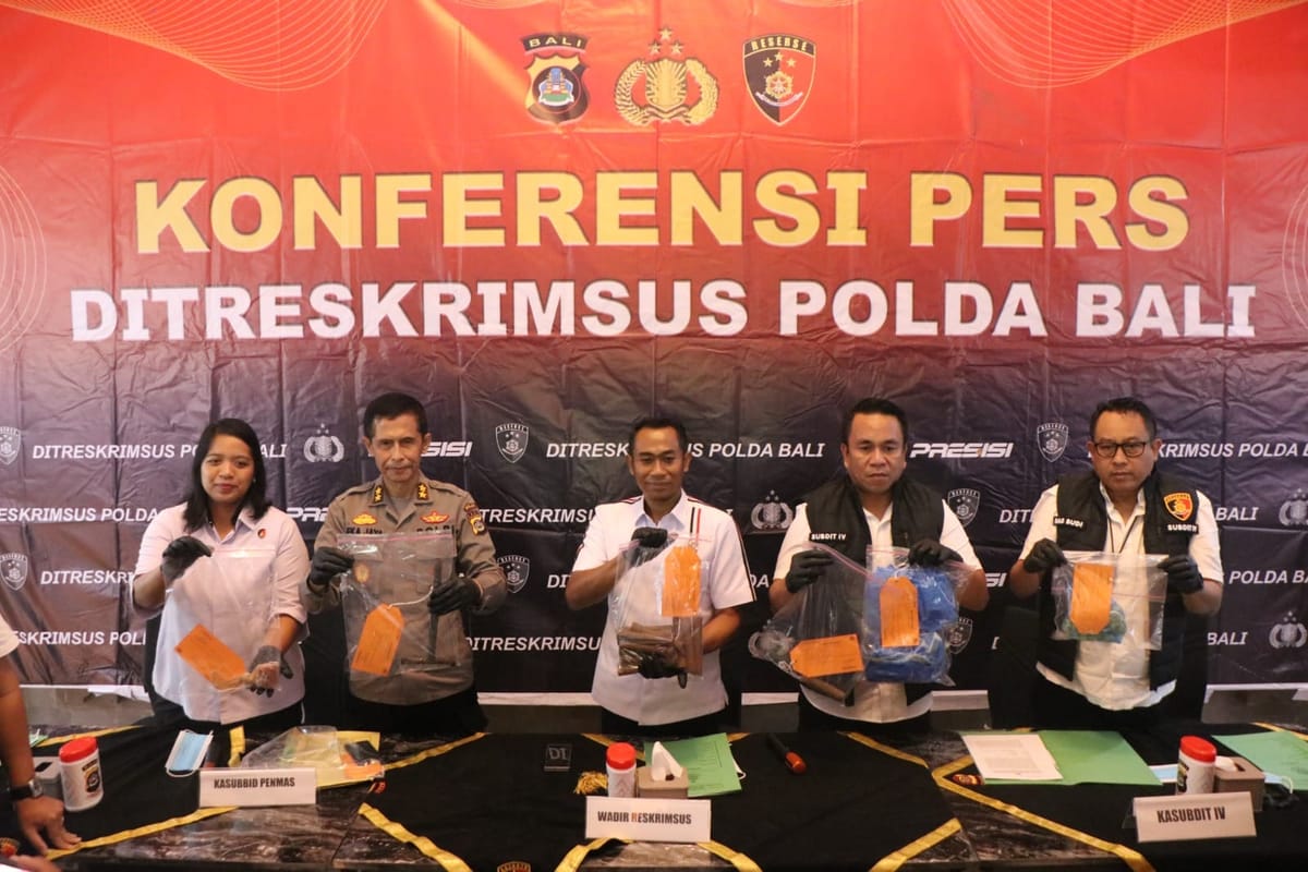 Nekat Oplos Gas Subsidi Polda Bali Amankan Pemuda Manggarai