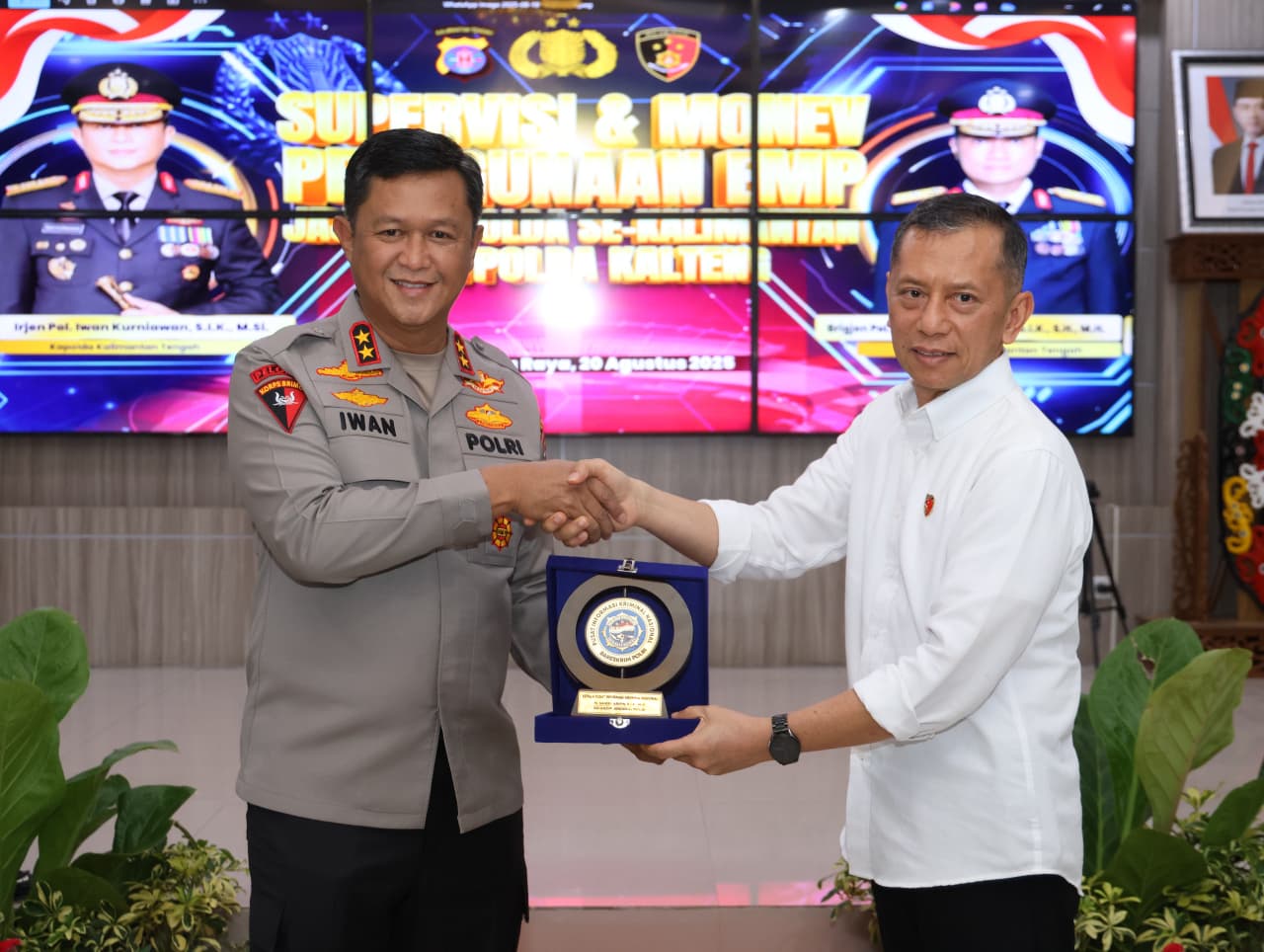 Optimalkan E-MP, Pusiknas Bareskrim Polri Lakukan Supervisi di Polda Kalteng