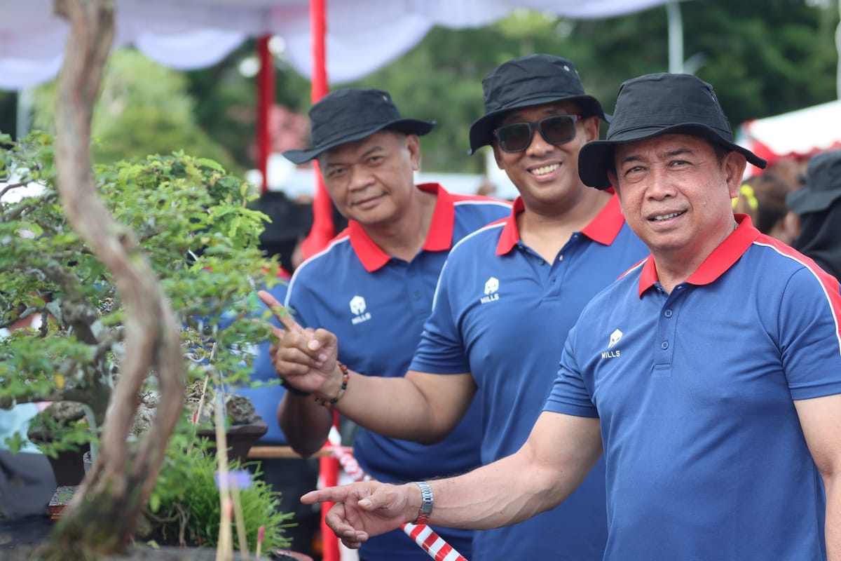Pameran Bonsai Dibuka Kapolda Kalteng, Soroti Potensi Ekonomi dari Seni Tanaman