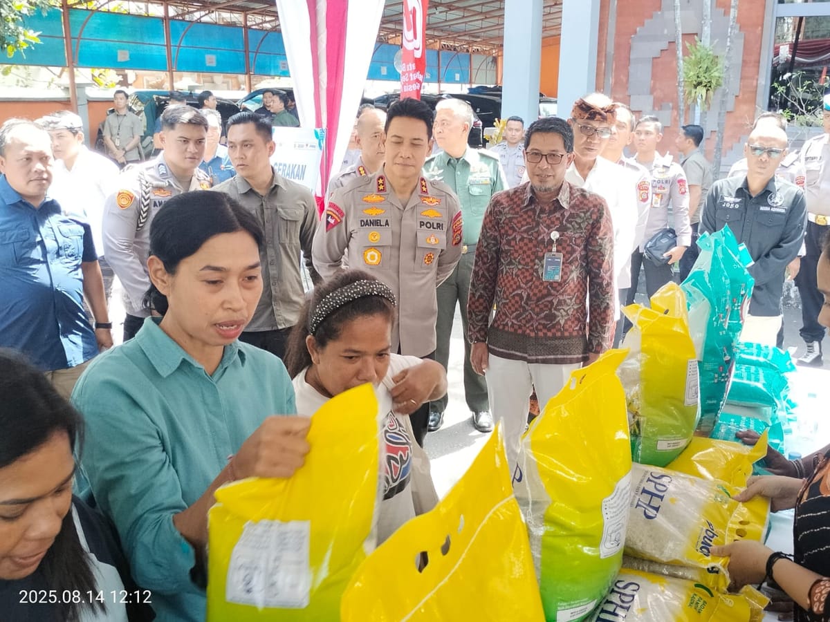Pangan Murah Polri Polda Bali Berharap Stabilkan Harga Pangan