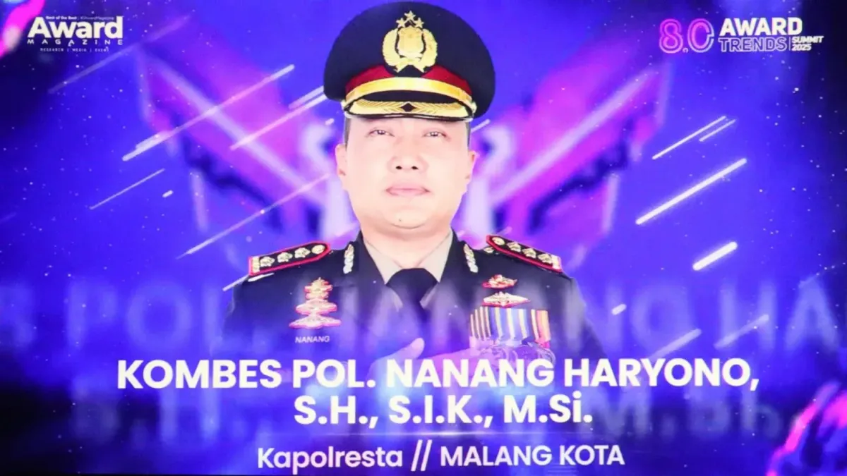 Peduli Perempuan dan Anak, Kapolresta Malang Kota Terima Penghargaan ASEAN Choice 2025