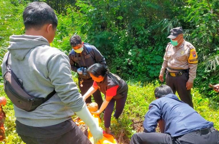Penemuan Kerangka Mayat Gegerkan Warga Polehan, Malang