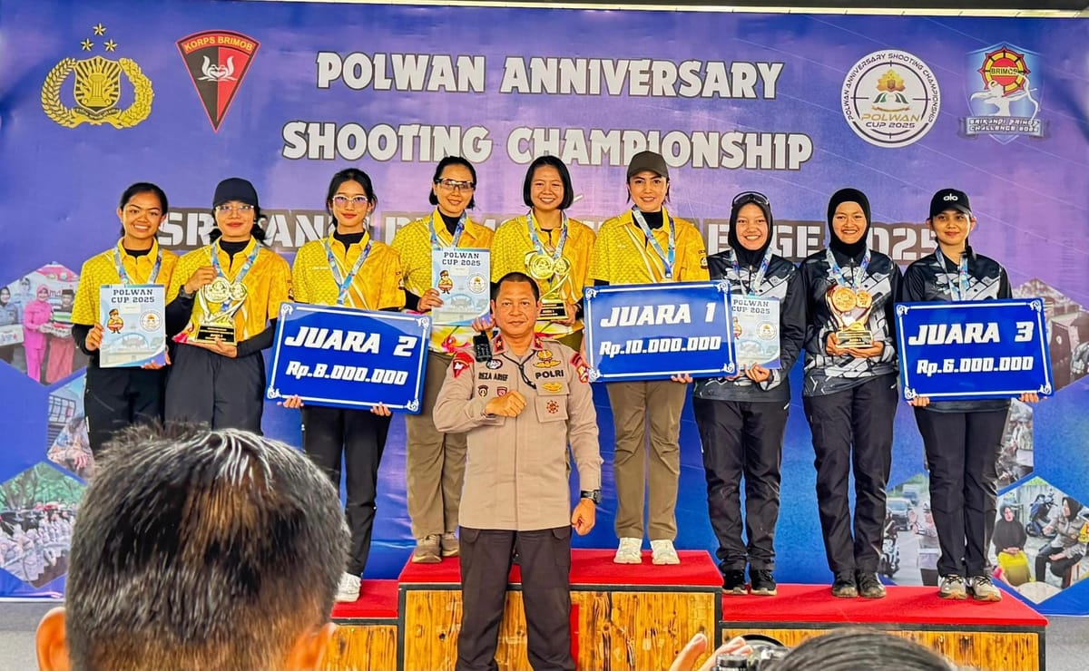 Polda Bali Sabet Juara Umum di Polwan Anniversary Shooting Championship 2025