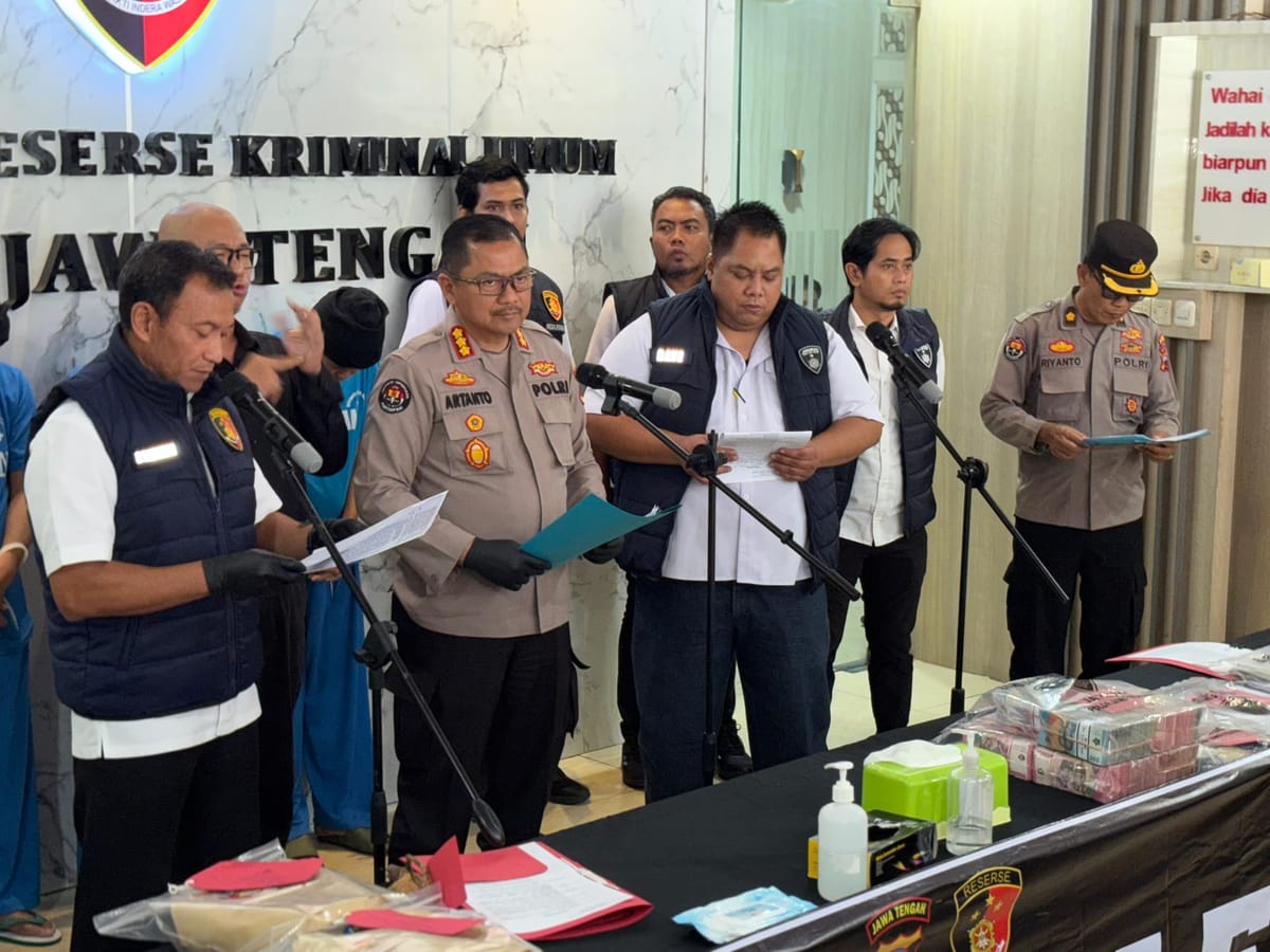Polda Jateng Bongkar Sindikat Gendam, Korban Rugi Rp2 Miliar