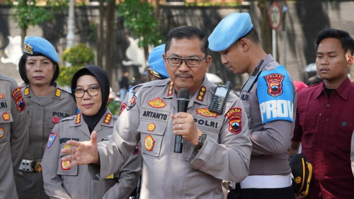 Polda Jateng Pertemukan Orang Tua dengan Anak yang Diamankan Usai Aksi