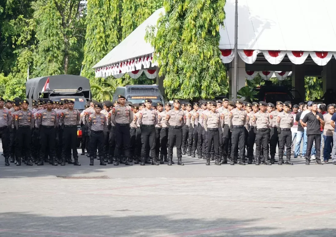 Polda Jateng Tegaskan Pengamanan Aksi Buruh Humanis, Tanpa Senpi dan Alat Pemukul
