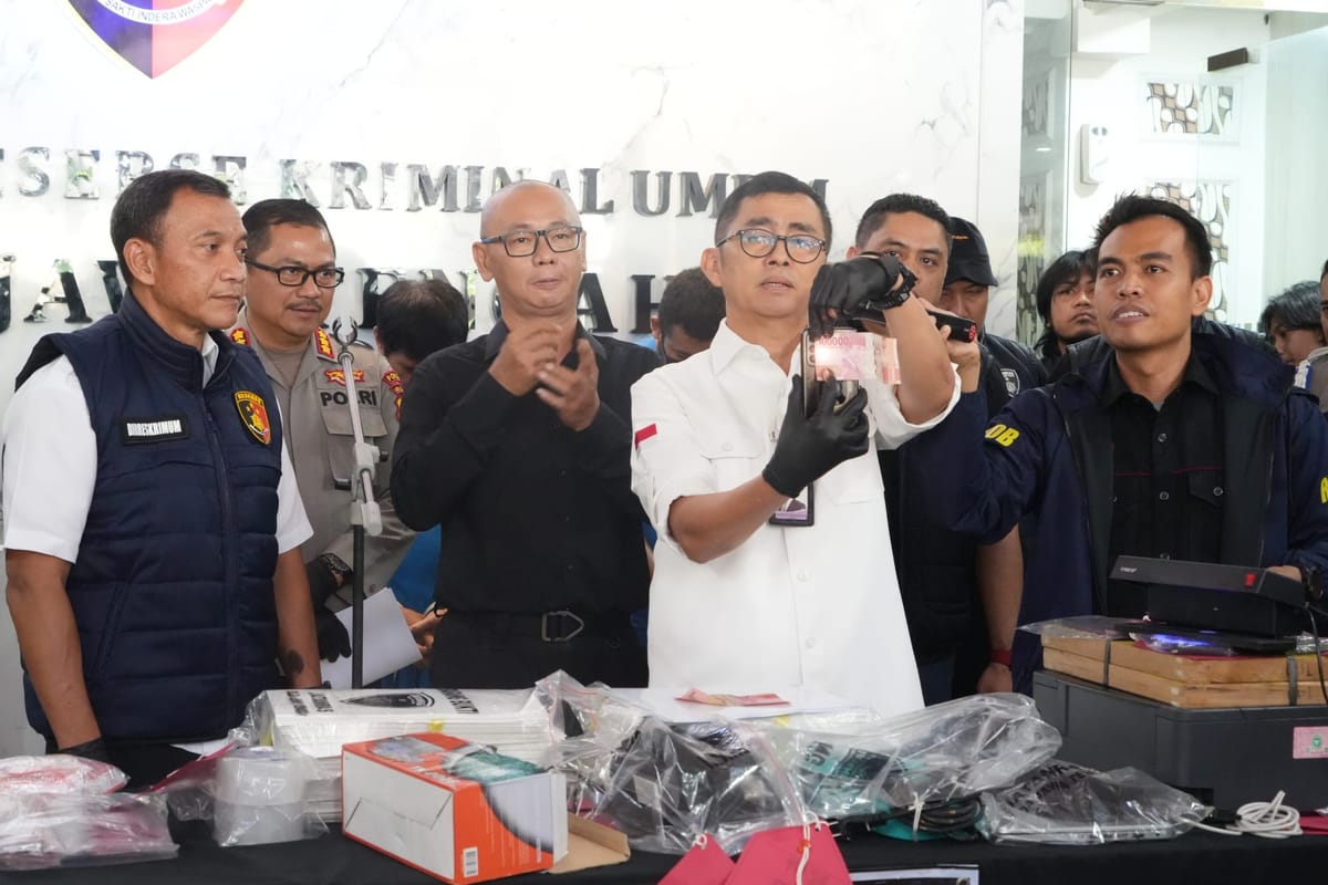 Polda Jateng Ungkap Jaringan Pengedar Uang Palsu Lintas Provinsi, 6 Orang Ditangkap
