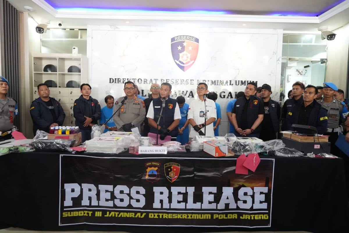 Polda Jawa Tengah Ungkap Produksi Uang Palsu, Sudah Beredar Rp 15 Juta