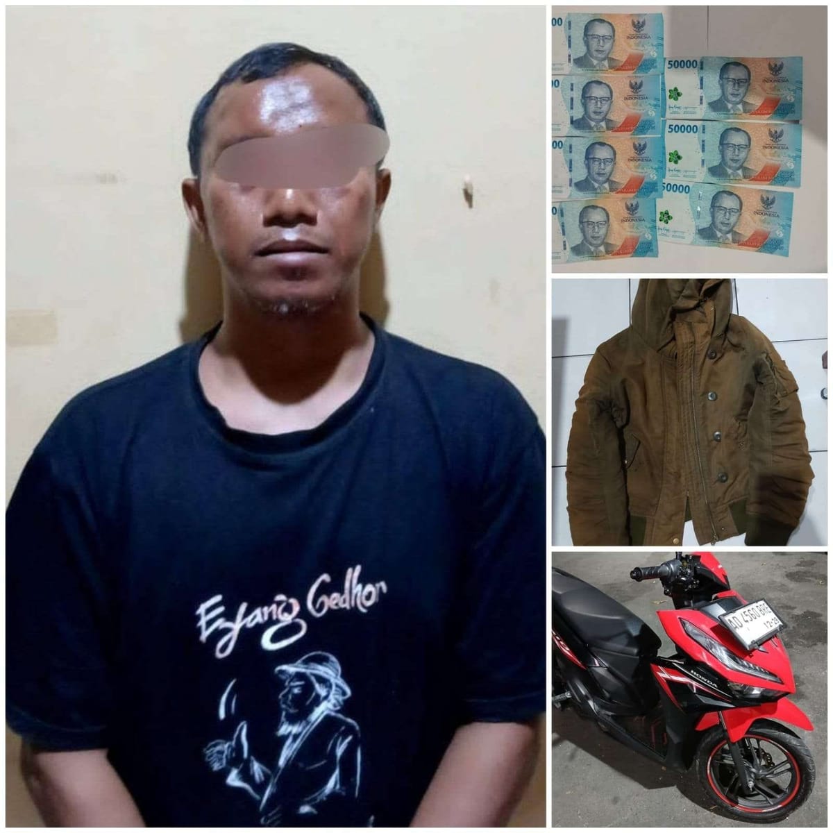 Polisi Nyamar Jadi Pembeli, Curanmor di Sragen Berhasil Diungkap