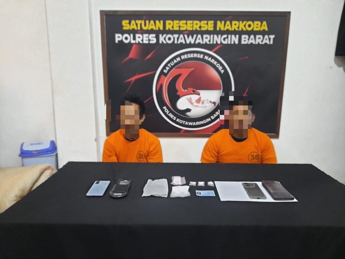 Polres Kobar Tangkap Dua Pemuda Pengedar Narkotika