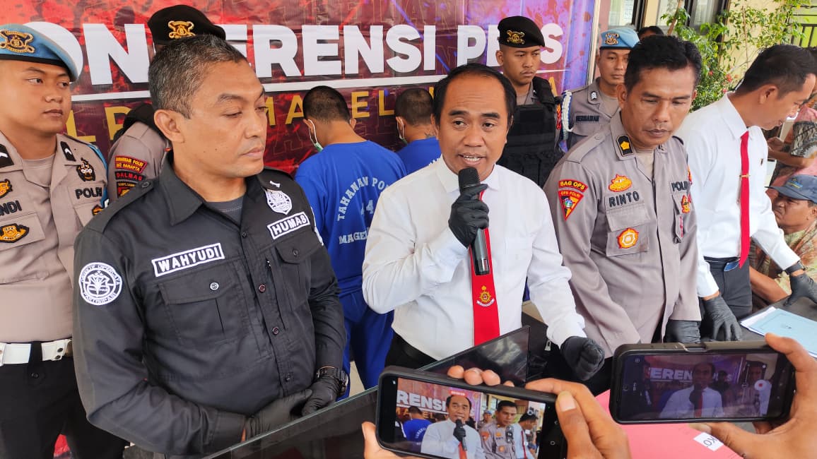 Polres Magelang Kota Tangkap Pelaku Judi, Satu Buron