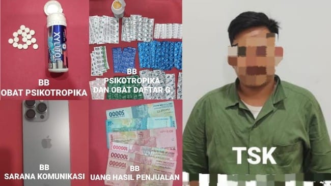 Polresta Banyumas Tangkap Pengedar Obat Keras dan Psikotropika, 1.710 Butir Disita