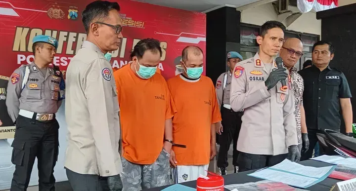 Polresta Malang Kota Bekuk Dua Pria Pencuri Motor
