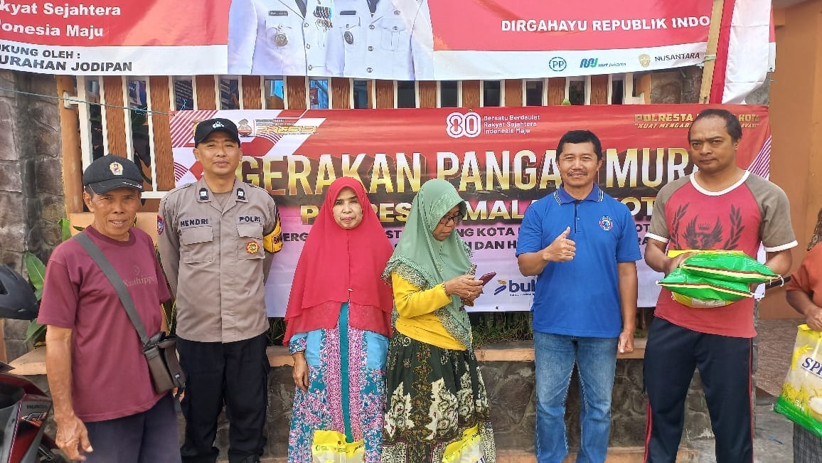 Polresta Malang Kota Siapkan 36 Ton Beras untuk Gerakan Pangan Murah