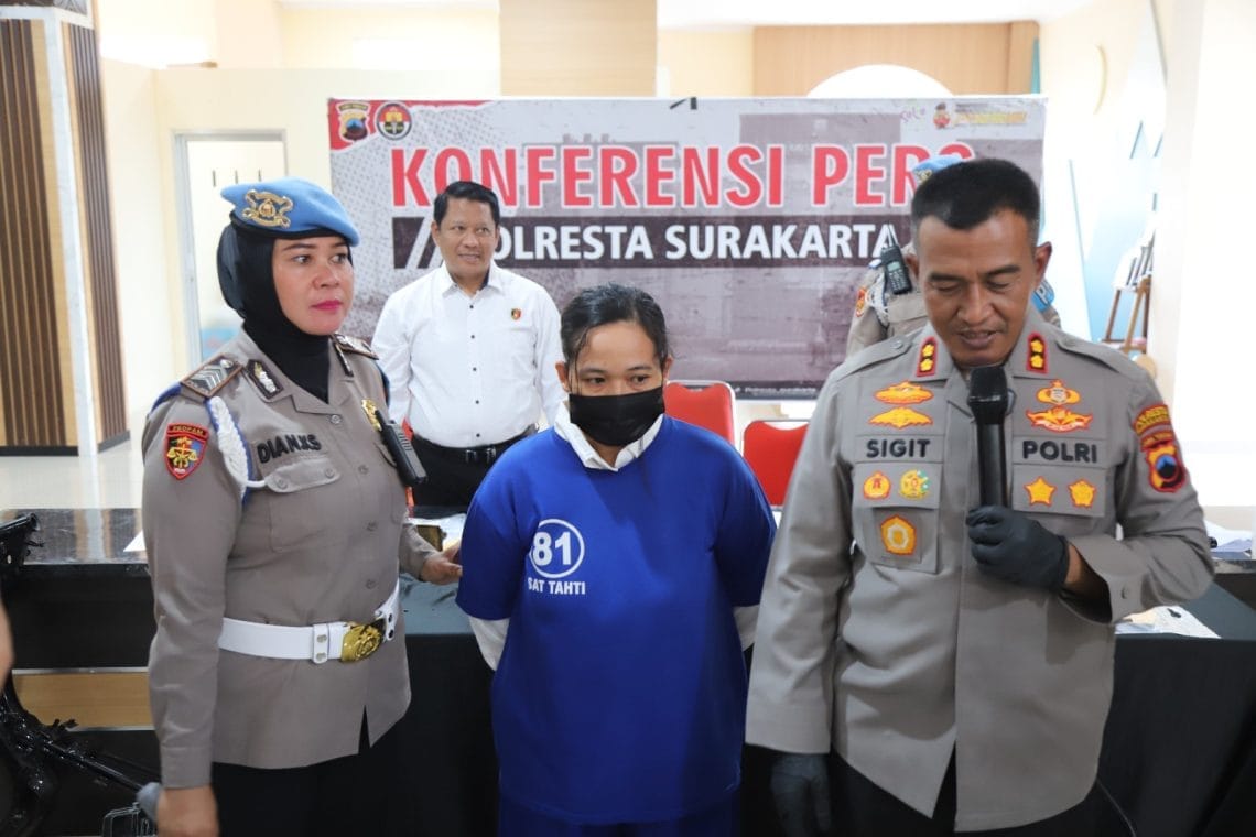 Polresta Surakarta Amankan Perempuan Pelaku Penipuan dan Penggelapan Motor