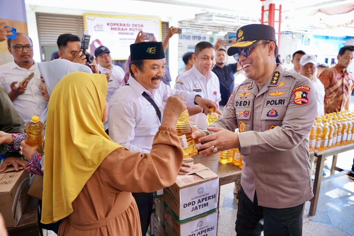 Polri Gelar Pasar Murah di Malang, Langkah Konkret Tekan Inflasi